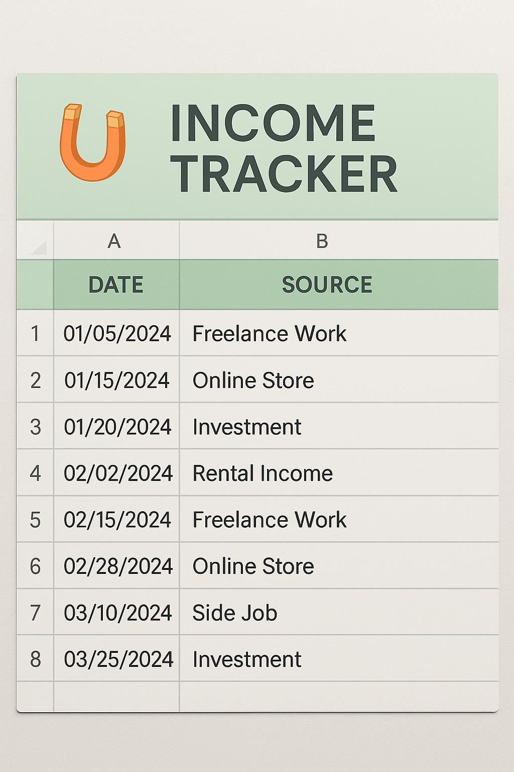 Monthly Financial Check – Excel + PDF | Control Your Money in 15 Minutes a Month | Simple Budget Spreadsheet