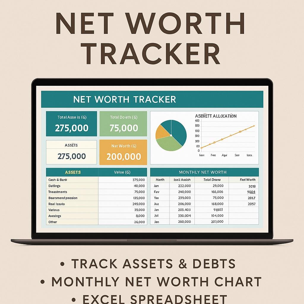 Complete Personal Finance System | Excel Budget Planner, Expense Tracker, Net Worth & Debt Snowball | Money Management Bundle