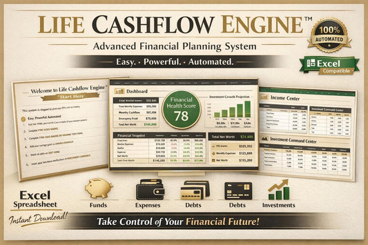 LIFE CASHFLOW ENGINE™ – Advanced Excel Financial Planning System