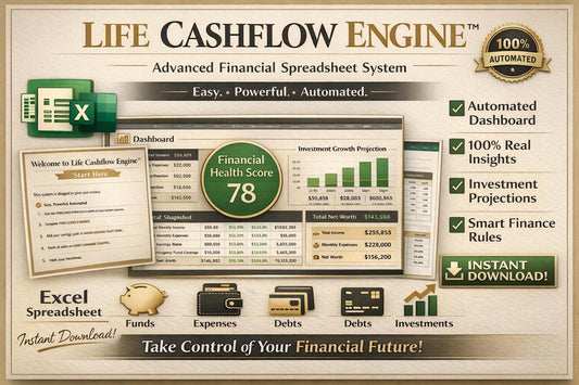 LIFE CASHFLOW ENGINE™ – Advanced Excel Financial Planning System