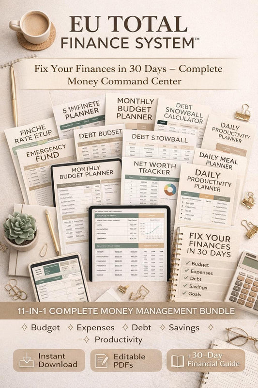 EU Total Finance System™ Fix Your Finances in 30 Days – Complete Money Command Center