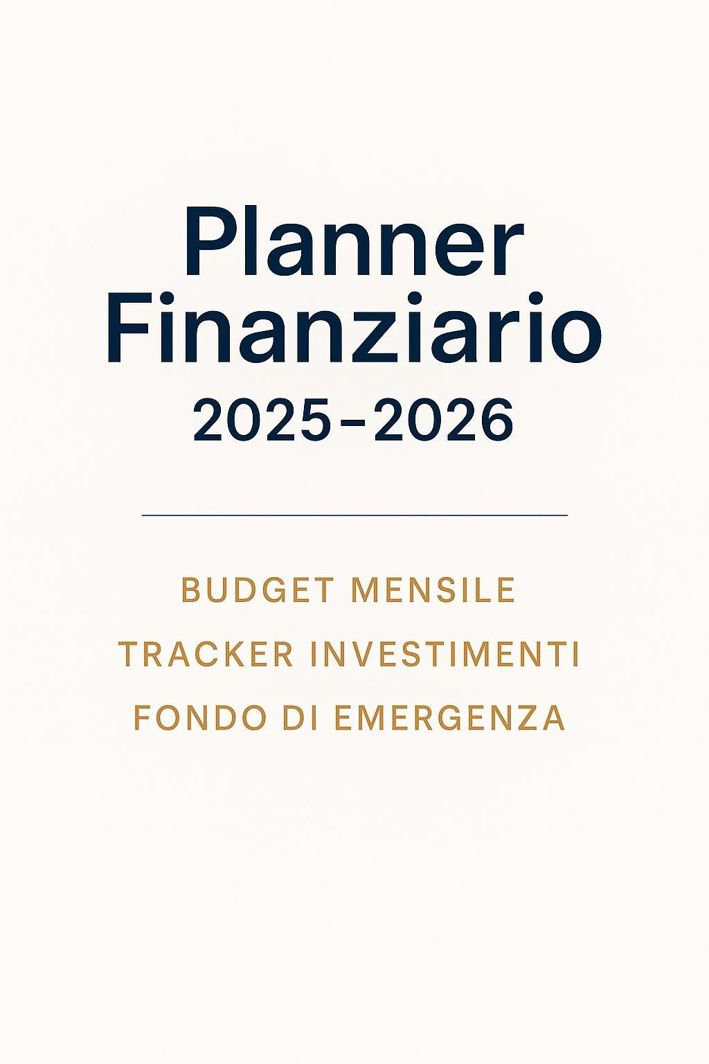Financial Planner 2025–2026 • Budget Template • Monthly Income & Expenses • Savings Tracker • PAC Investment Tracker • Emergency Fund •